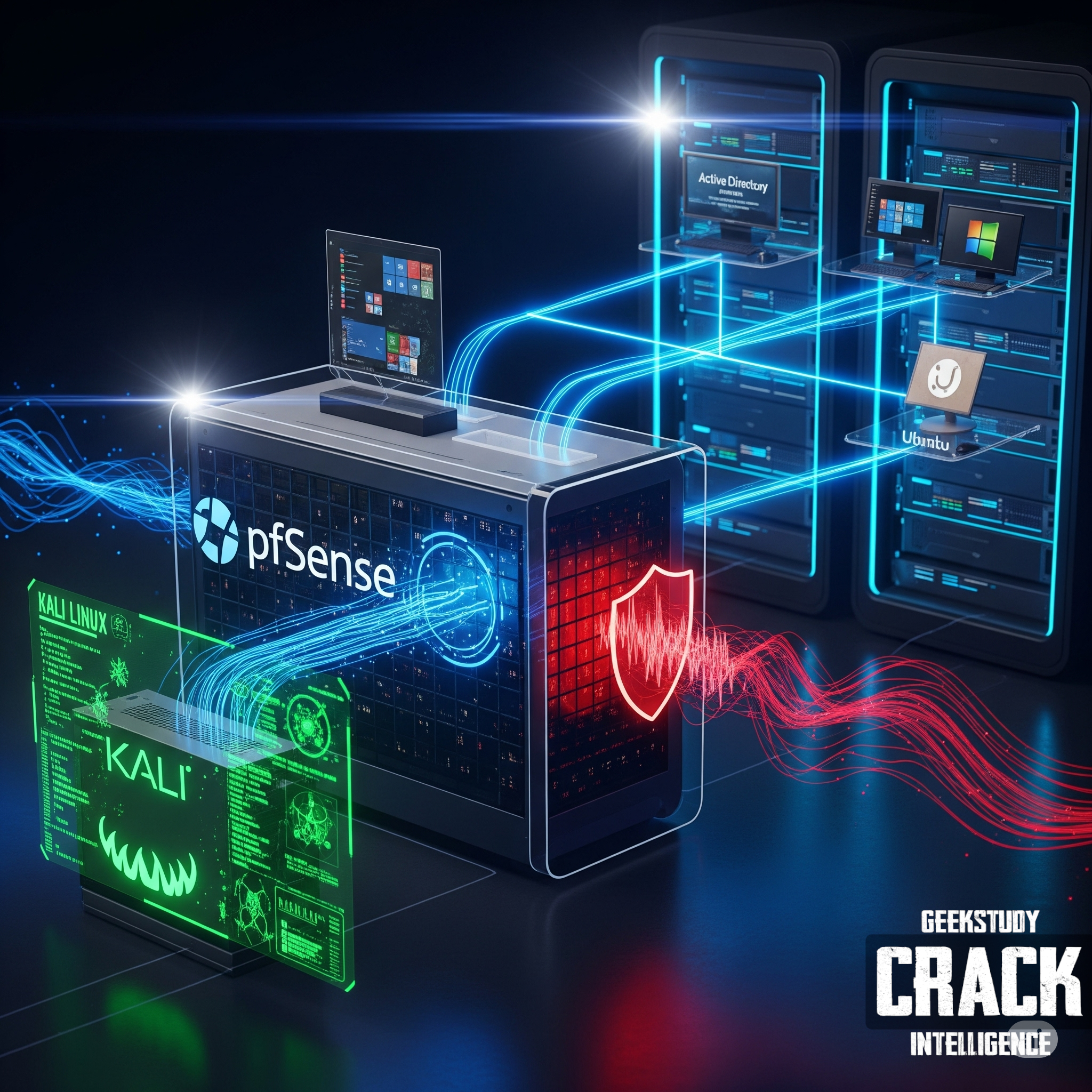 [Diagramme réseau du laboratoire Snort et OPNsense avec Kali Linux]