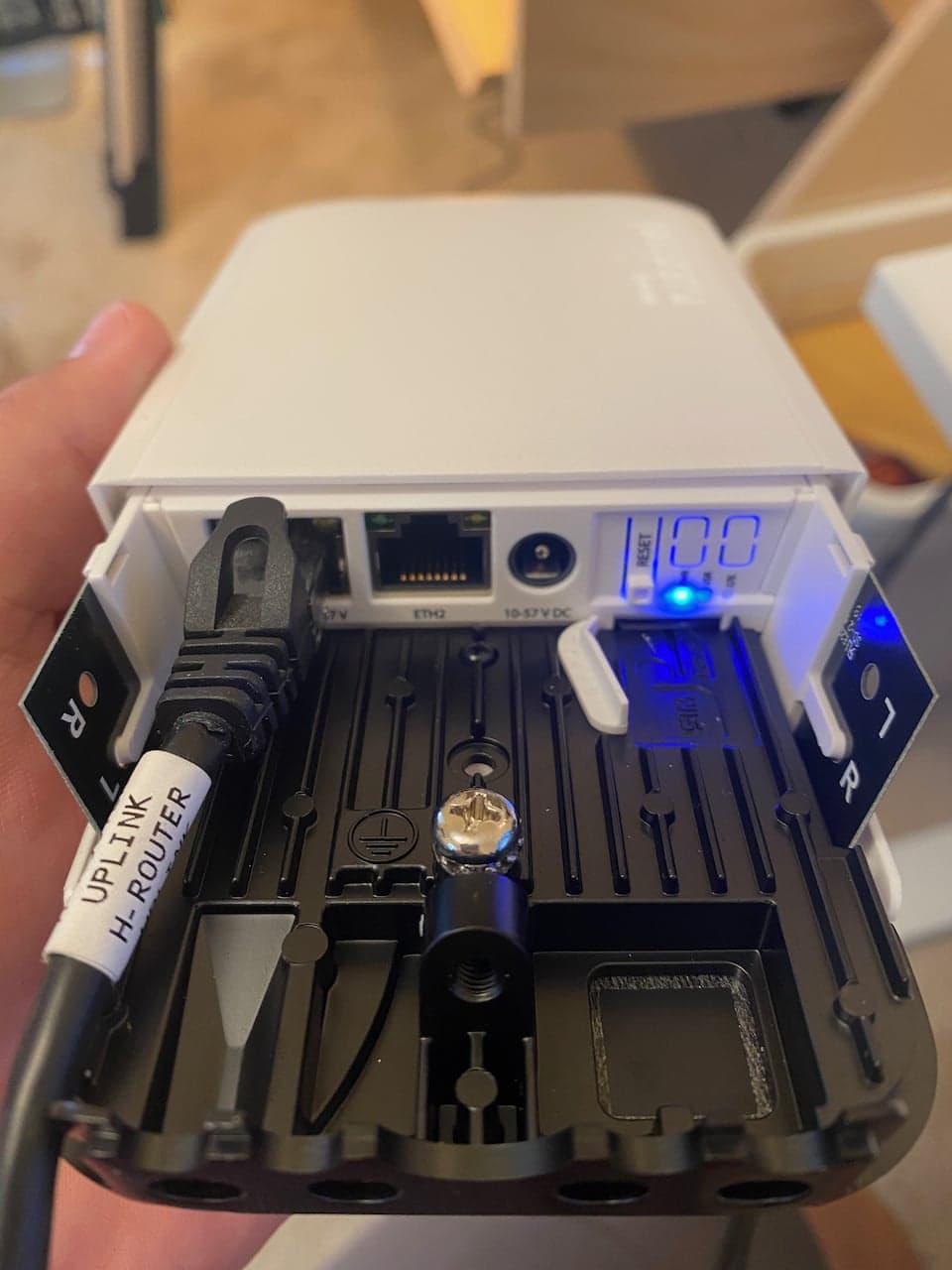 Exemple de déploiement d'antenne sans fil MikroTik